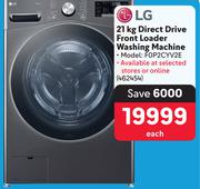 LG 21Kg Direct Drive Front Loader Washing Machine F0P2CYV2E