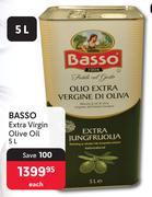 Basso Extra Virgin Olive Oil-5L Each