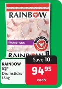 Rainbow IQF Drumsticks-1.5Kg Each