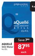 Aquelle Still Water-4 x 5L Each