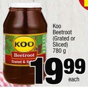 Koo Beetroot(Grated Or Sliced)-780g Each