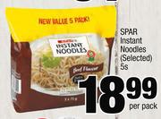 Spar Instant Noodles(Selected)-5's Per Pack