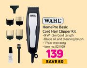 Wahl Home Pro Basic Cord Hair Clipper Kit