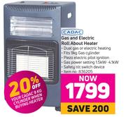 Cadac Gas & Electric Roll About Heater