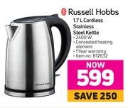 Russell Hobbs 1.7L Cordless Stainless Steel Kettle