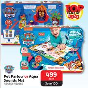 Paw Patrol Pet Parlour Or Aqua Sounds Mat-Each
