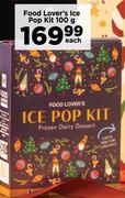 Food Lover's Ice Pop Kit-100g Each