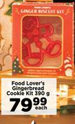 Food Lover's Gingerbread Cookie Kit 390g