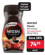 Nescafe Classic (All Variants)-200g/230g