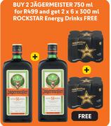 Jagermeister-For 2 x 750ml