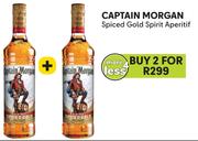 Captain Morgan Spiced Gold Spirit Aperitif-For 2