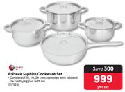 Tissoli 8-Piece Saphire Cookware Set-Per Set