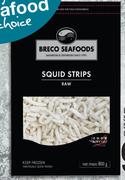 Breco Seafoods Squid Strips-800g Each