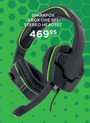 Special Sparkfox Sparfox Xbox One SF1 Stereo Headset m.guzzle .za