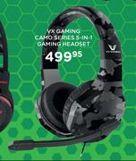 VX Gaming Camo Series 5 In 1 Gaming Headset