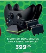 Sparkfox Dual Charge Dock & Battery Pack