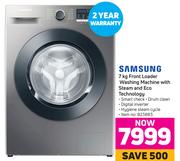 Samsung Front Loader Washing Machine With Steam And Eco Technology-7Kg