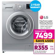 LG Front Loader Washing Machine-9Kg