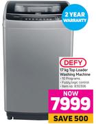 Defy Top Loader Washing Machine-17Kg