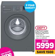 Defy Front Loader Washing Machine-8Kg