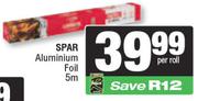 Spar Aluminium Foil-5m Per Roll