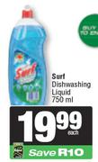 Surf Dishwashing Liquid-750ml