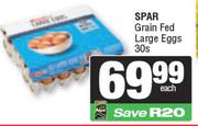 Spar Grain Fed Large Eggs-30's Pack