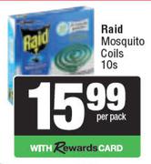 Raid Mosquito Coils-10's Per Pack