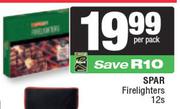Spar Firelighters-12's Per Pack