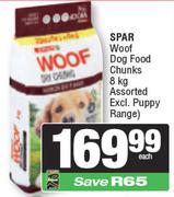 Spar Woof Dog Food Chunks 8Kg Assorted (Excl Puppy Range)-Each