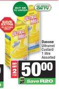 Danone Ultramel Custard Assorted-For Any 2 x 1Ltr