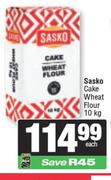 Sasko Cake Wheat Flour-10Kg
