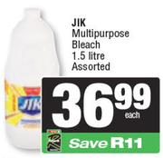 Jik Multipurpose Bleach Assorted-1.5Ltr