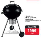 Terrace Leisure 56cm Titan 320 Kettle Braai