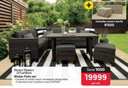 Better Homes & Gardens Wicker Patio Set-Per Set