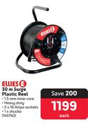 Ellies 30m Surge Plastic Reel