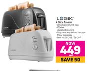 Logik 4 Slice Toaster-Each
