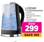 Logik 1.7L Illuminating Kettle