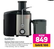 Salton Stainless Steel Juicer SJM40