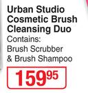 Urban Studio Cosmetic Brush Cleansing Duo