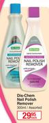 Dis Chem Nail Polish Remover Assorted-300ml Each