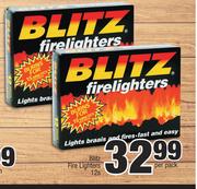 Blitz Fire Lighters-12s Per Pack