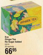 Eve Ginger Tea No Sugar Added 20 Sachets