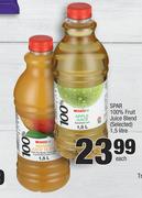 Spar 100% Fruit Juice Blend (Selected)-1.5Ltr Each