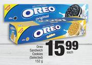 Oreo Sandwich Cookies (Selected)-152g Each