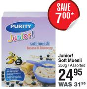Purity Junior! Soft Muesli Assorted- 350g
