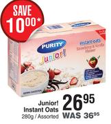 Purity Junior! Instant Oats Assorted- 280g