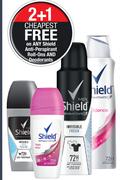 Shield Anti Perspirant Roll On For Men Or Women Assorted-50ml Each
