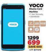 Yoco Khumo Card Machine