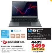 Packard Bell Aston Intel N100 Laptop-On 12.5GB LTE Wireless